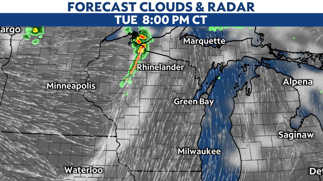 High heat today with strong storms for northern Wisconsin